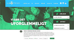 Desktop Screenshot of klank-efterskole.dk