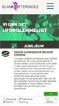 Mobile Screenshot of klank-efterskole.dk